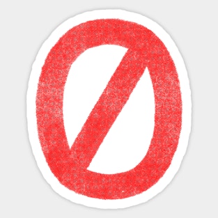 Zero Sticker